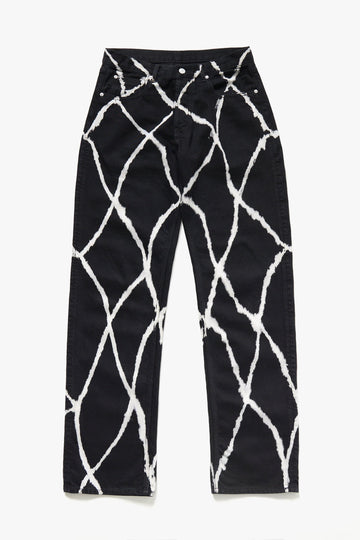 Oxley Hand Printed Organic Cotton Denim Jeans - Oxley Official
